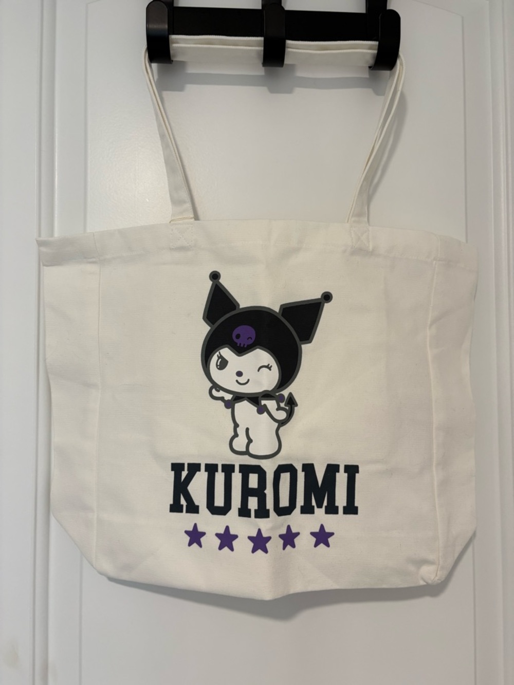 Kuromi Canvas Tote Bag